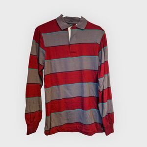 80s Striped Cotton Shirt Casual Vintage S